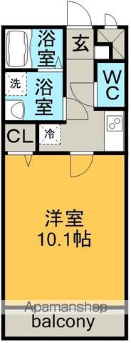アンプルール リーブル 匠の間取り写真