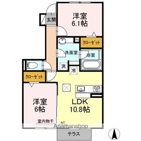 ベルネージュII.の間取り写真