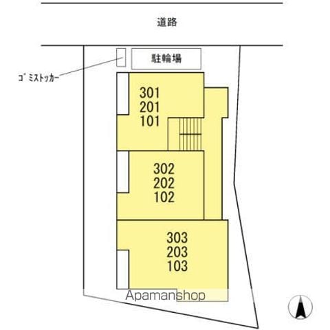 ルミウス北千住 301 ｜ 東京都足立区千住仲町48-7（賃貸アパート1DK・3階・33.87㎡） その10