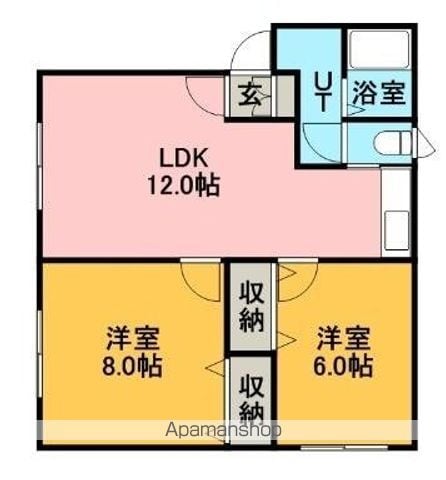 シティハイム北ノ沢の間取り写真