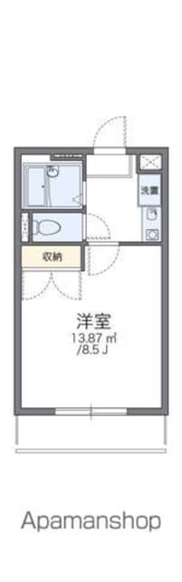 レオパレス美堀[1K/23.18m2]の間取図