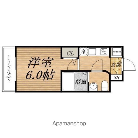 S−RESIDENCE北浜の間取り写真