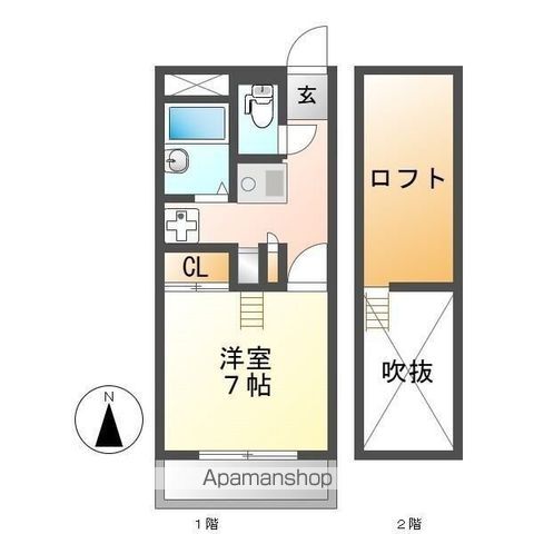 カーサ曽池町の間取り写真