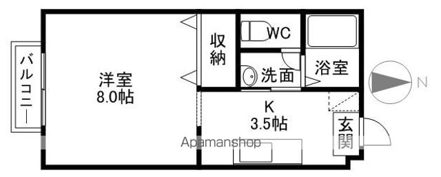 ソレイユの間取り写真