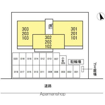 サザンソレイユ[3LDK/79.6m2]の配置図