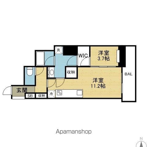 アーバネックス谷町四丁目の間取り写真