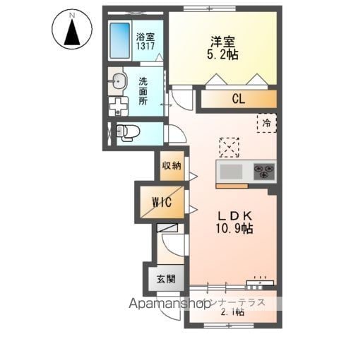 ORANGE VILLA 堀溝の間取り写真