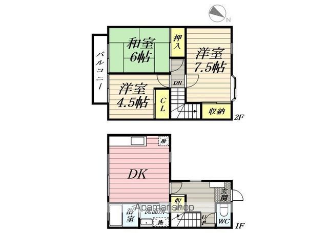 ホワイトコートアネックスの間取り写真