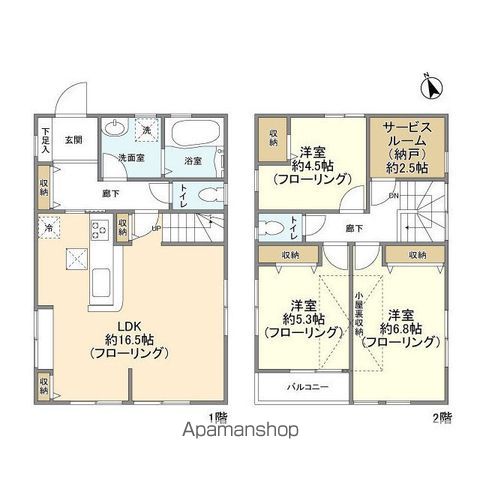 ＫＯＬＥＴ国立谷保０６の間取り