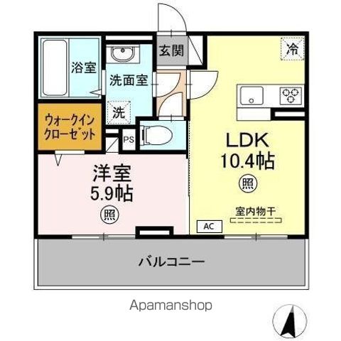 ウェスタ青山の間取り写真