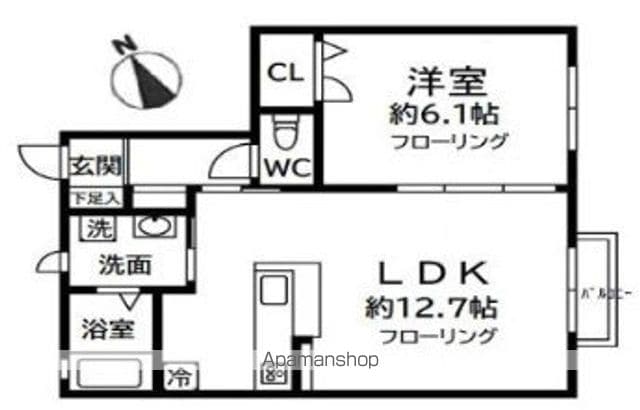 ドミールK鶴ヶ峰の間取り写真