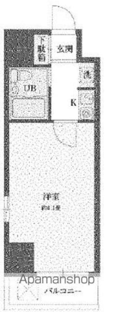 ＳーＦＯＲＴ錦糸町[1K/20.18m2]の間取図
