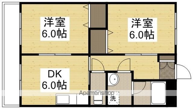 アンダンテ辰巳の間取り写真