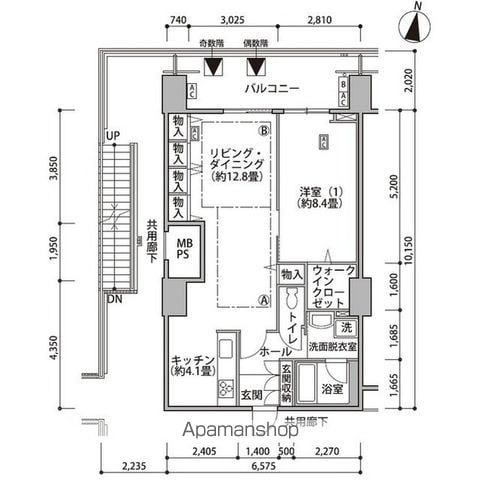 東雲キャナルコートCODAN17号棟の間取り写真