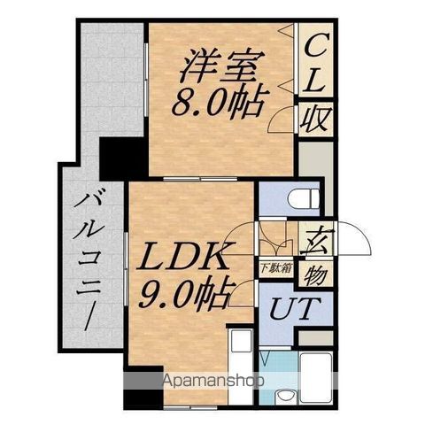 ARMS美術館通Iの間取り写真