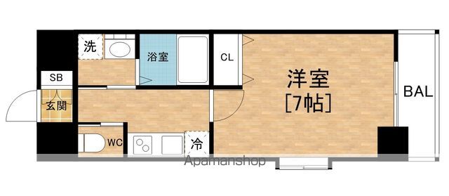 HUTTENWERKE大阪なんばの間取り写真