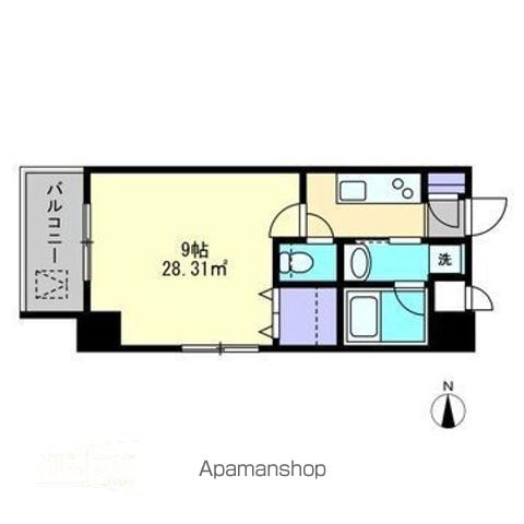 LE CUBE富田町の間取り写真