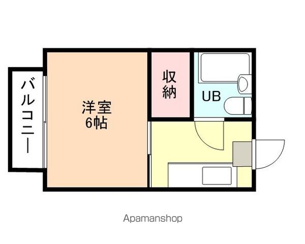 しらとりハイツの間取り写真