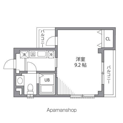 【杉並区西荻北のマンションの間取り】