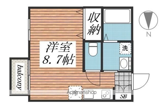 Aレガート千葉椿森 B棟の間取り写真