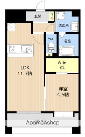 LIBTH熊本駅の間取り写真