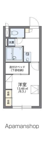 レオパレス月寒ベストフラットの間取り写真