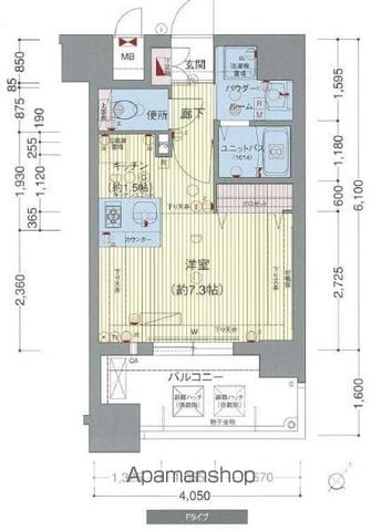 プレサンス名古屋STATIONビジュの間取り写真
