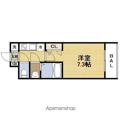 SーRESIDENCE都島ELEGANTの間取り写真