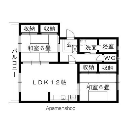 【黒坂壱番館の間取り】