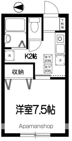 サザンコート１の間取り