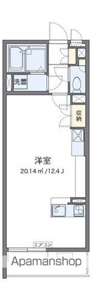 レオネクスト亜土[1R/33.12m2]の間取図