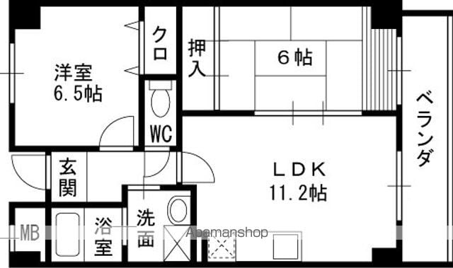 ファミリアル門戸の間取り写真