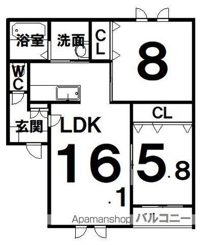 間取り：201027380977