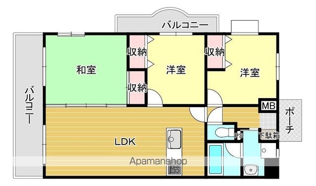 エミネント西新の間取り写真