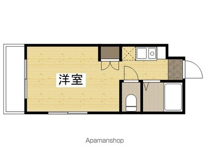 ＮＩＫＫＥＩ南竹屋２ｎｄ[1R/21m2]の間取図