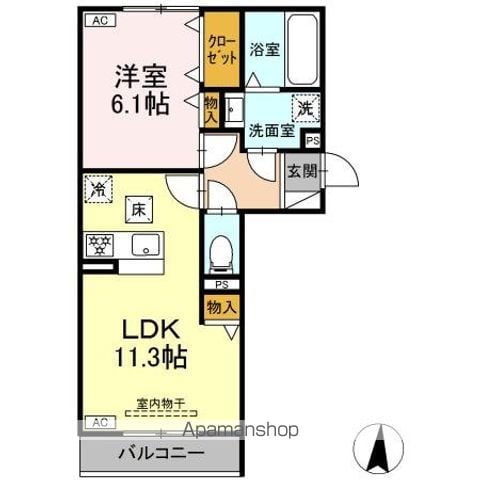 DーHILLS中田町の間取り写真