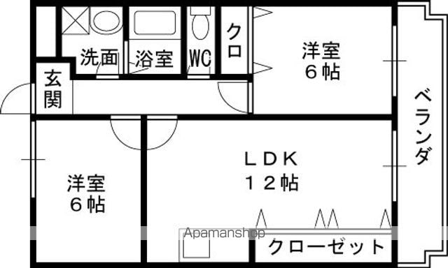 フリーダム中村の間取り写真