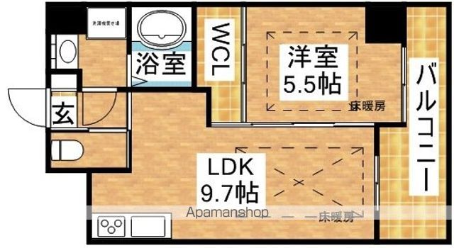 ノルデンハイム江坂垂水町の間取り写真