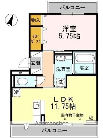 ロイヤルティアラ　Ⅴ・Ⅵ　Ⅵの間取り