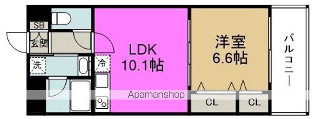 ベリー海老江の間取り写真