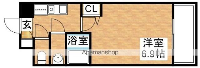 リッツ新大阪の間取り写真