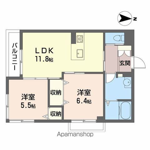 ガーデンコート長束の間取り写真