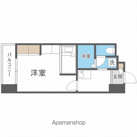 CANVASSすすきのの間取り写真