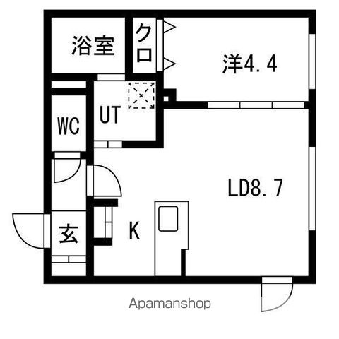 ル・ヌアージュ北円山の間取り写真