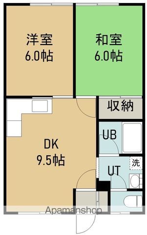 第5タジマハイツの間取り写真
