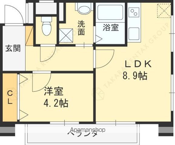 芦屋リバーウエストマンションの間取り写真