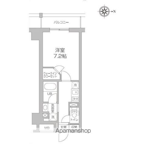 レジディア高円寺の間取り