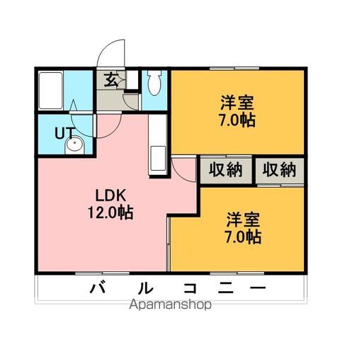 瀬比亜館パークヒルズの間取り写真