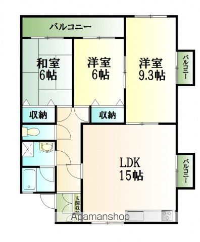 フラグラント緑井の間取り写真