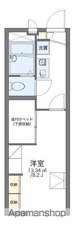 レオパレスジュネス灯明寺の間取り写真